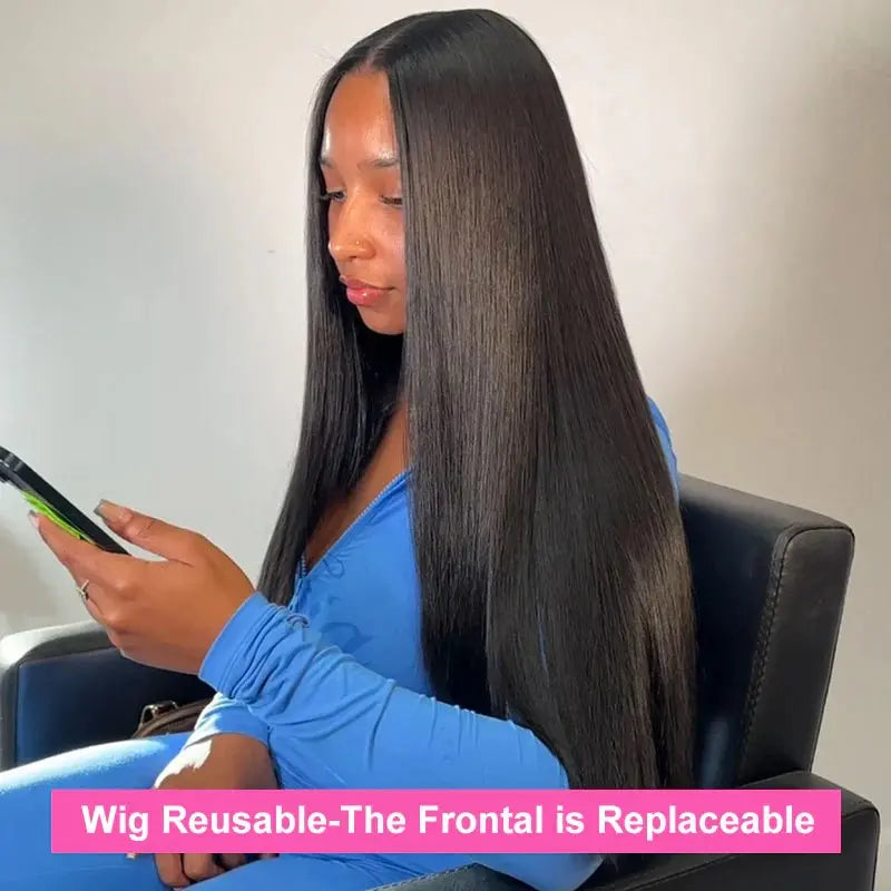 BU Hair ZIP & Go Replaceable Straight HD Lace Virgin Hair BU HAIR LLC