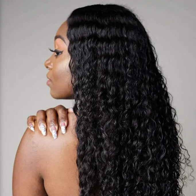 Deep Curly HD Lace Closure Virgin Hair Wigs BU HAIR LLC