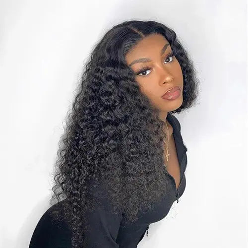 Deep Curly HD Lace Closure Virgin Hair Wigs BU HAIR LLC