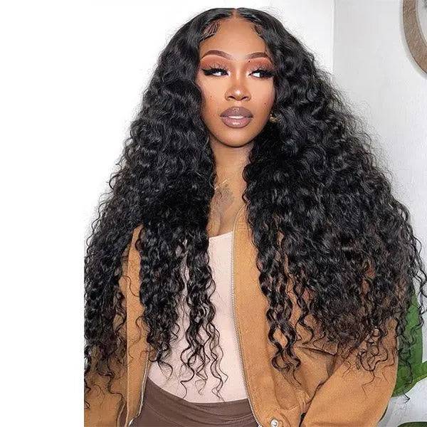 Deep Wave HD Melted 13*6 Pre-Plucked Lace Frontal Wig BU HAIR LLC