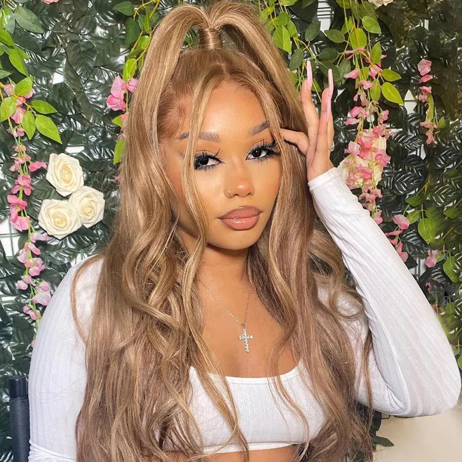 Glueless Honey Blonde Straight HD Lace Pre-ALL Human Hair Wig BU HAIR LLC