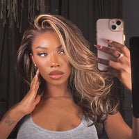 Glueless P4/27 Highlight Body Wave Pre-ALL HD Closure Wig BU HAIR LLC