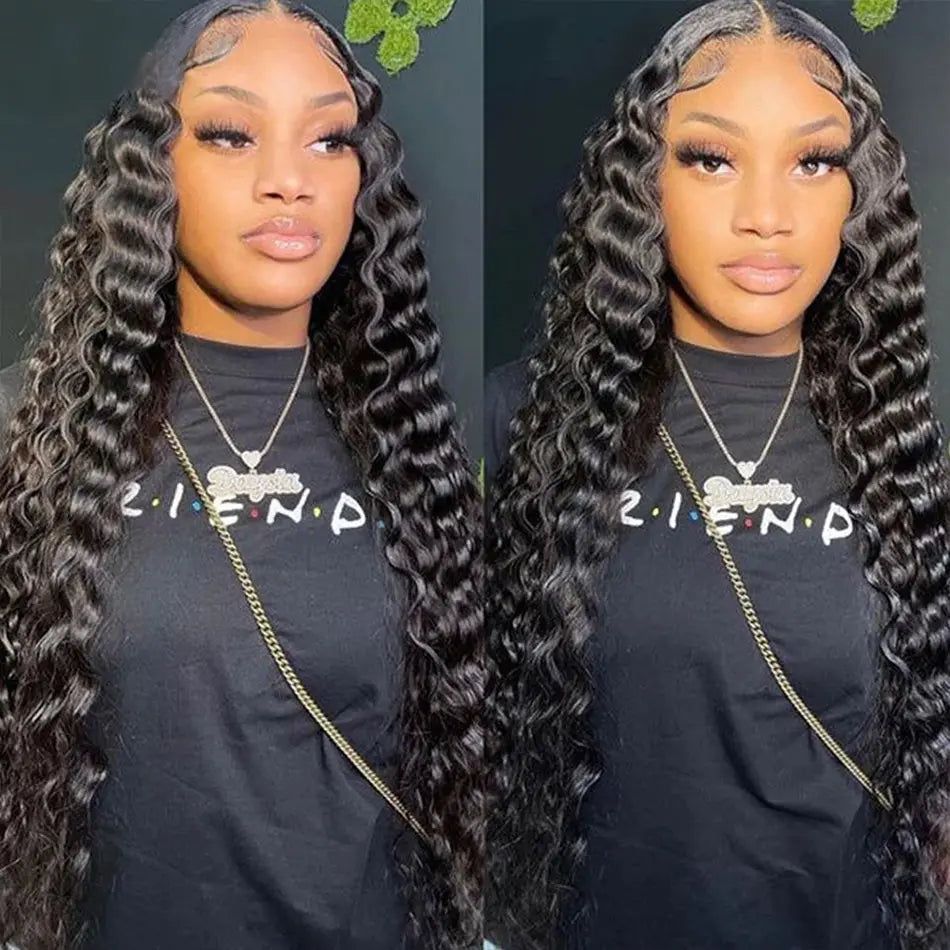 Loose Deep Wave 13x6 Transparent Lace Frontal Wig BU HAIR LLC