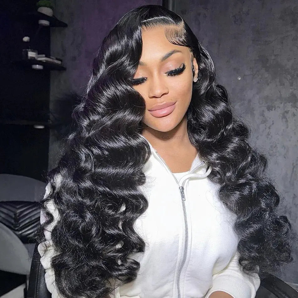 Transform your look with our Loose Deep Wave Pre-Plucked 13x6 HD Full Frontal Lace Wig, made from 100% human hair. Featuring soft, defined waves and a pre-plucked hairline, this wig offers a seamless HD lace front for a natural look. With free parting and a comfortable fit, it's perfect for any style.