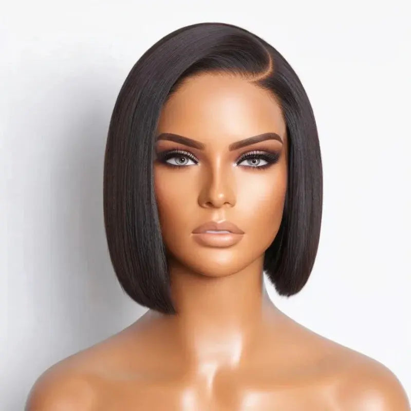 Straight C-Part Glueless Bob Pre-ALL HD Lace Closure Wig BU HAIR LLC