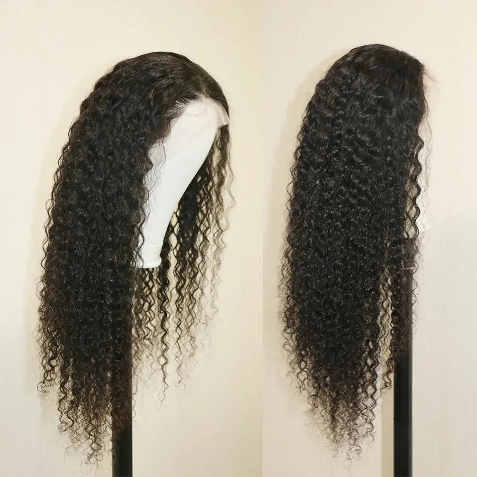 Water Wave 13x4 Lace Frontal Wig Unprocessed Virgin Hair Wigs BU HAIR LLC