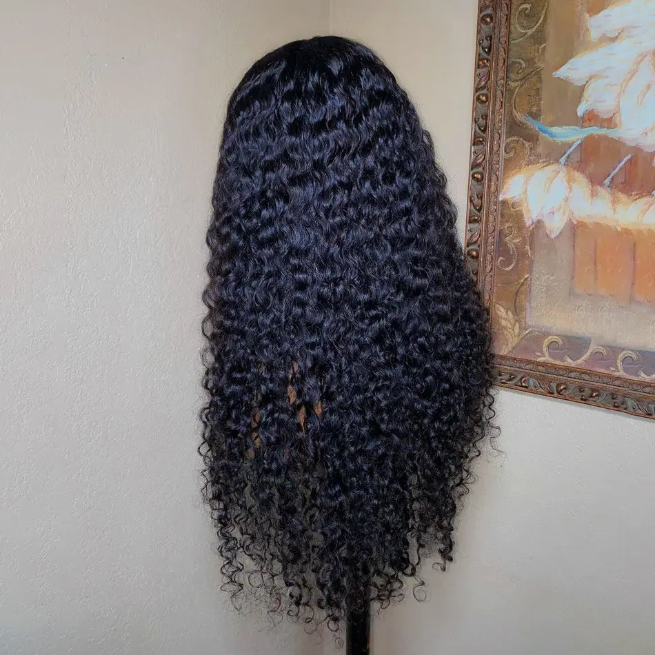 Water Wave 13*6 Transparent Lace Frontal Virgin Hair Wig BU HAIR LLC