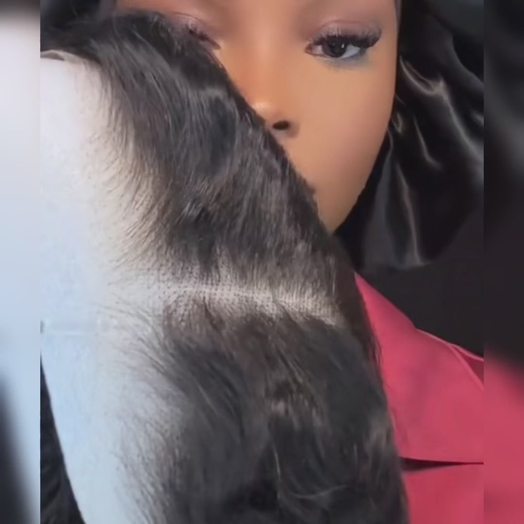 BU Hair Kinky Curly Pre-Cut 7x5 HD Wear & Go
