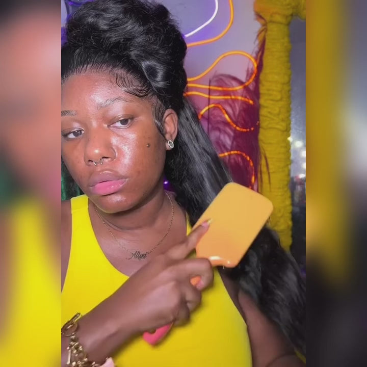 Upgrade your style with our Loose Wave Pre-Plucked 13x6 Frontal Wig, made from 100% unprocessed virgin hair. Designed for a natural look, it features soft, flowing waves, a pre-plucked hairline, and a deep 13x6 lace front for seamless blending. Enjoy free parting, effortless styling, and a comfortable fit.